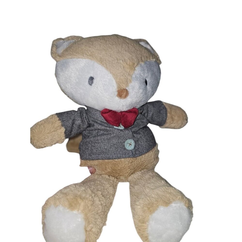 Levtex Baby Plush Fox 18" With Jacket Bowtie  2016 Super Soft